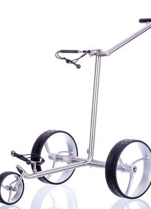 Trendgolf Elektro-Trolley walker S Modell 2025 Edelstahl, poliert