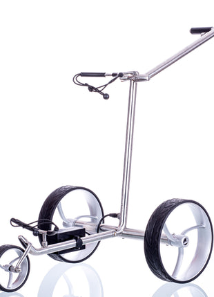 Trendgolf Elektro-Trolley walker S Modell 2025 Edelstahl, poliert