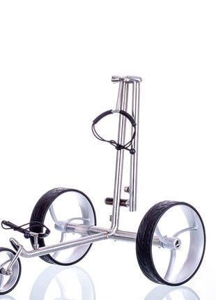 Trendgolf Elektro-Trolley walker S Modell 2025 Edelstahl, poliert