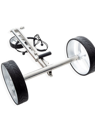 Trendgolf Elektro-Trolley walker S Modell 2025 Edelstahl, poliert