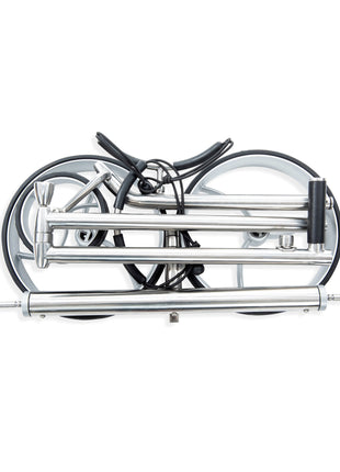 Trendgolf Elektro-Trolley walker S Modell 2025 Edelstahl, poliert
