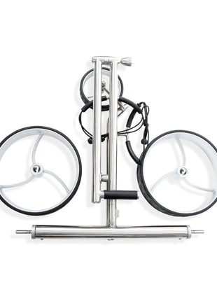 Trendgolf Elektro-Trolley walker S Modell 2025 Edelstahl, poliert