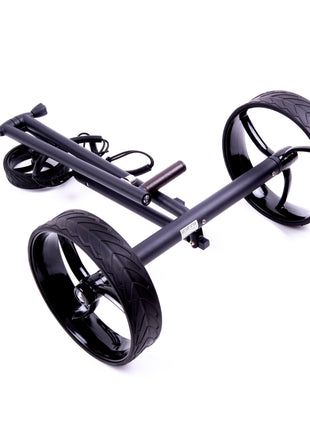 Trendgolf Elektro-Trolley walker S Modell 2025 Edelstahl, schwarz