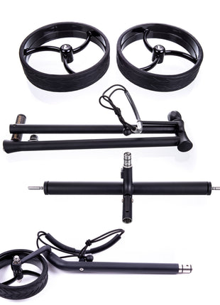Trendgolf Elektro-Trolley walker S Modell 2025 Edelstahl, schwarz