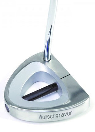 JuCad Putter X900 - Edelstahl mit Jucad Jumbo Puttergriff schwarzer Pin