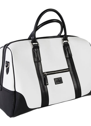 JuCad Reisetasche Sydney schwarz-weiß