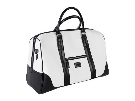 JuCad Reisetasche Sydney schwarz-weiß